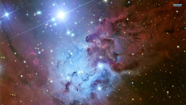 Large star cluster bright blue #10 free wallpaper - medium preview image