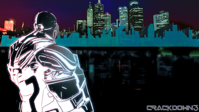 Man leather jacket city skyline #2 free wallpaper - medium preview image