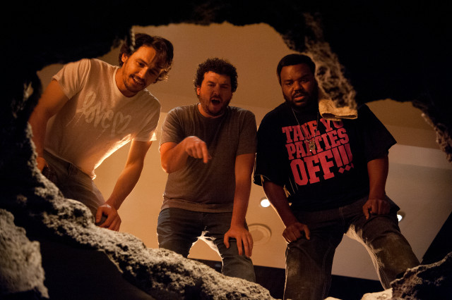 Three men cave smiling pointing free wallpaper - medium preview image