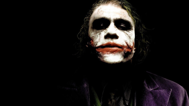 Man joker makeup purple suit free wallpaper - medium preview image