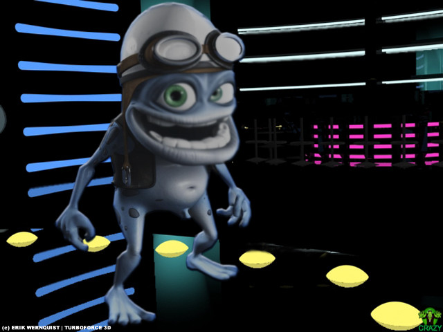 Cartoon goggles backpack neon moon free wallpaper - medium preview image