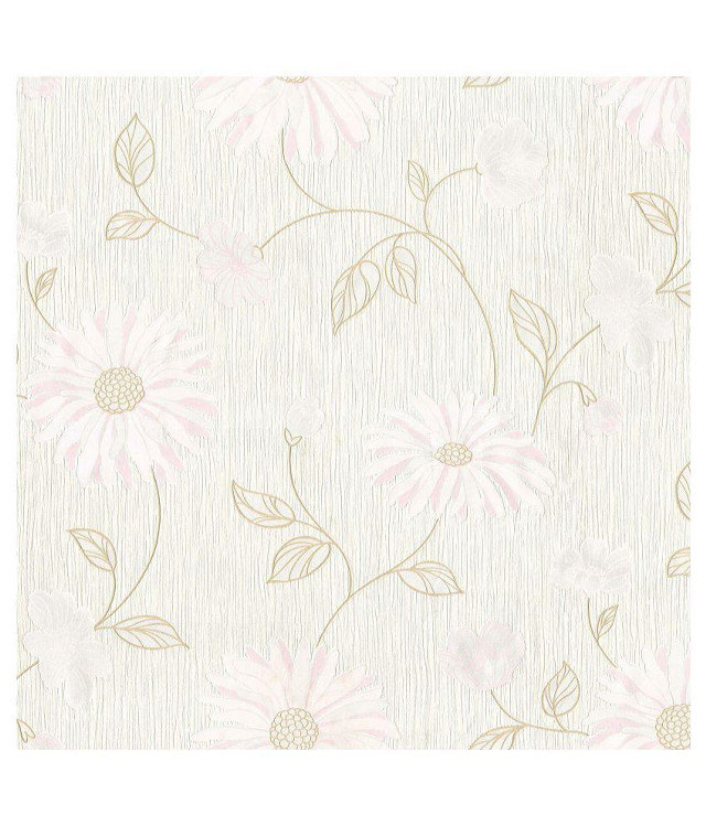 White pink flower wallpaper gold free wallpaper - medium preview image