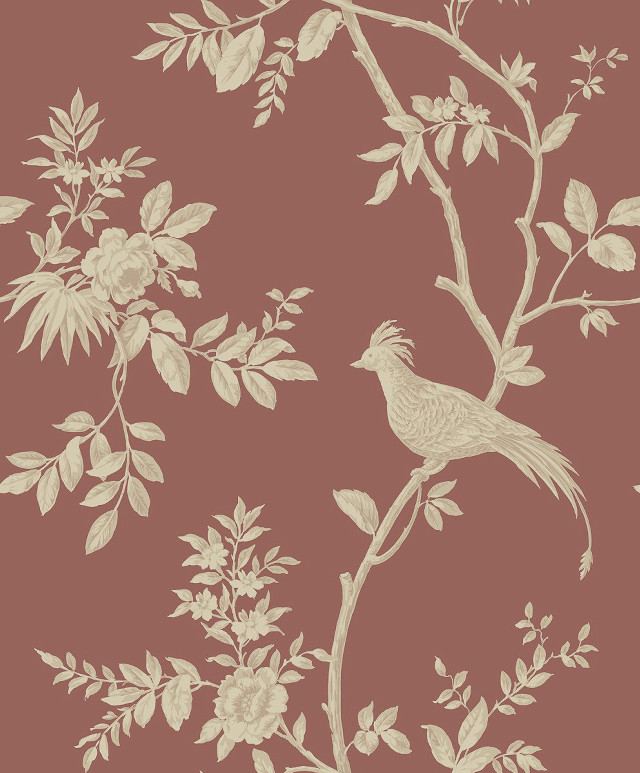 Bird branch leaves flowers autumn free wallpaper - medium preview image