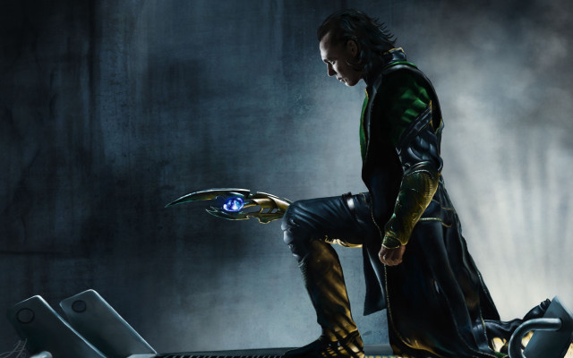 Man trenchcoat laptop holography marvel free wallpaper - medium preview image