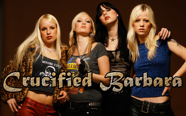 Women group brown background crucified free wallpaper - medium preview image
