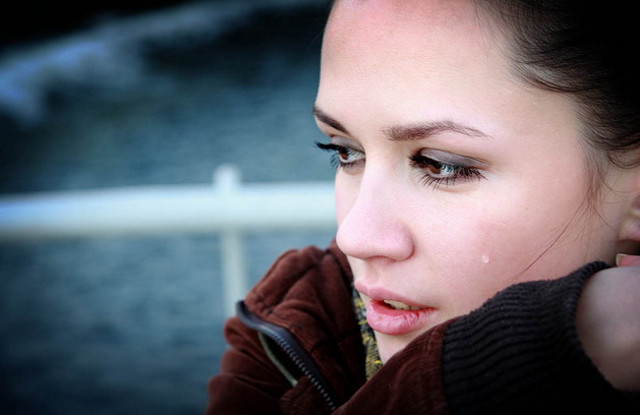 Woman jacket cellphone whitefence cynicalrealism free wallpaper - medium preview image