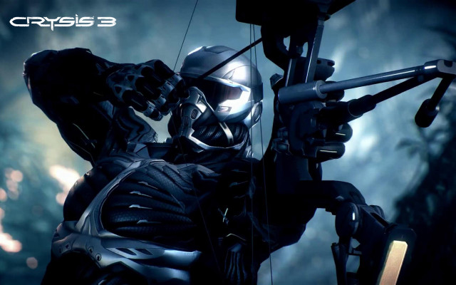 Robot bow arrow dark room free wallpaper - medium preview image