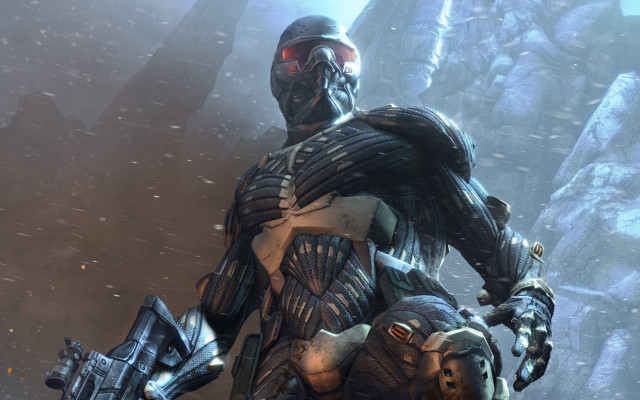 Futuristic man suit gun helmet #8 free wallpaper - medium preview image