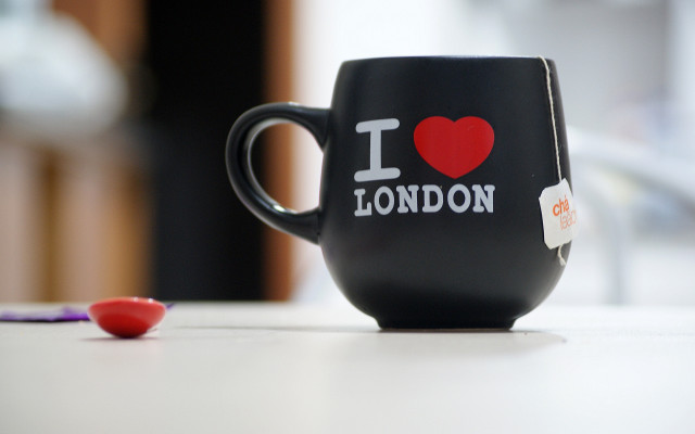 Coffee cup sticker table spoon free wallpaper - medium preview image