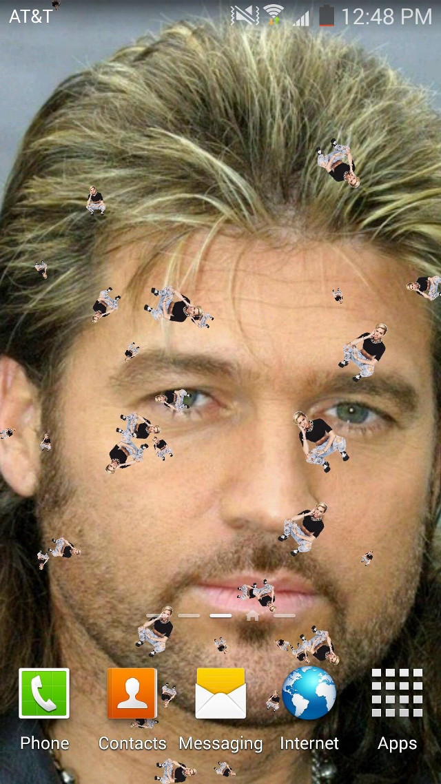 Man long hair beard stars free wallpaper - medium preview image