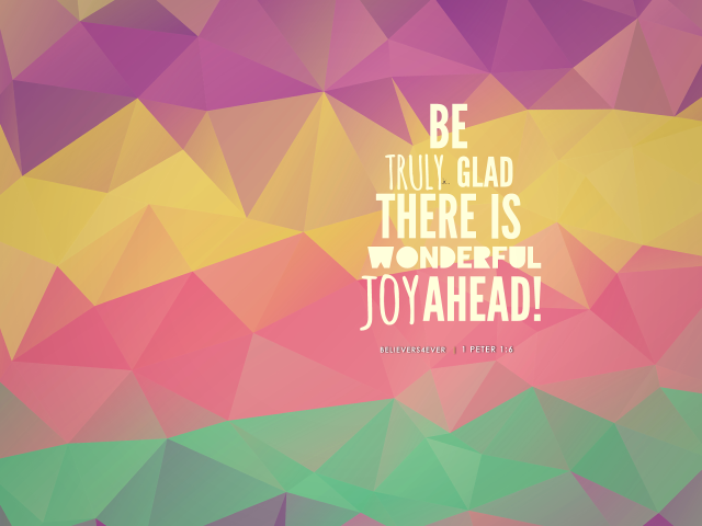 Colorful background quote be truly free wallpaper - medium preview image