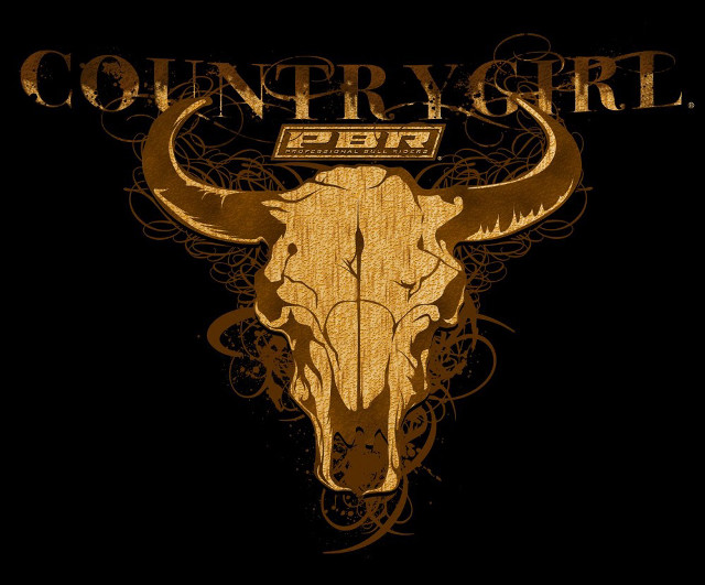 Cow skull crown country girl free wallpaper - medium preview image