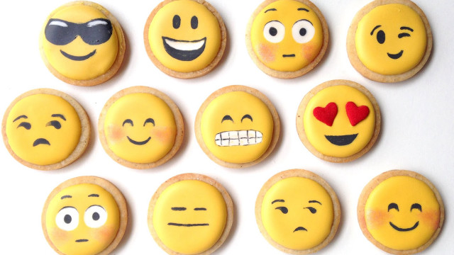Cookies faces heart bunch fun free wallpaper - medium preview image