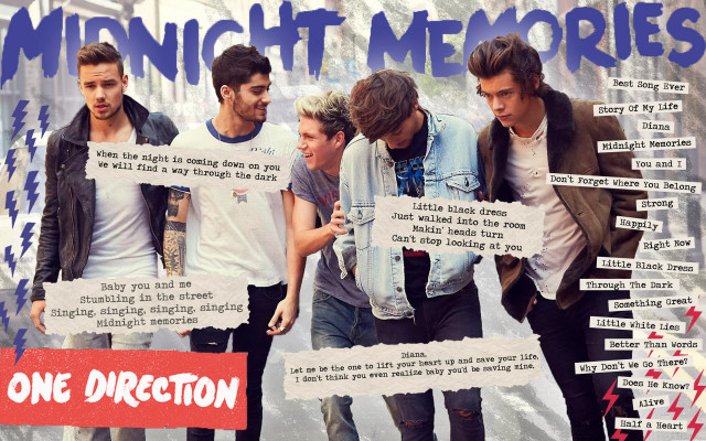 Young men collage signs one free wallpaper - medium preview image