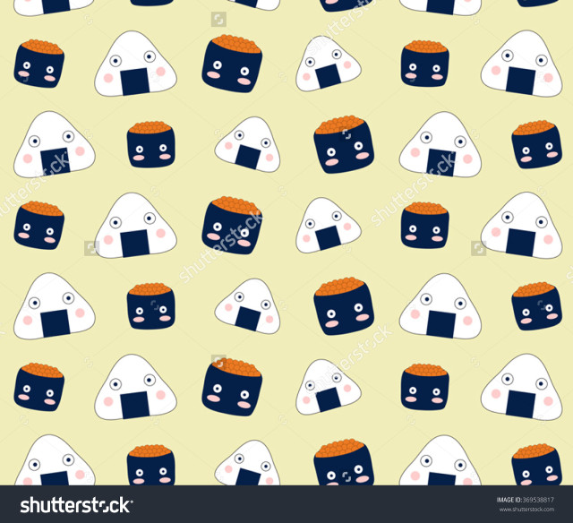 Sushi pattern repeating texture delicious free wallpaper - medium preview image