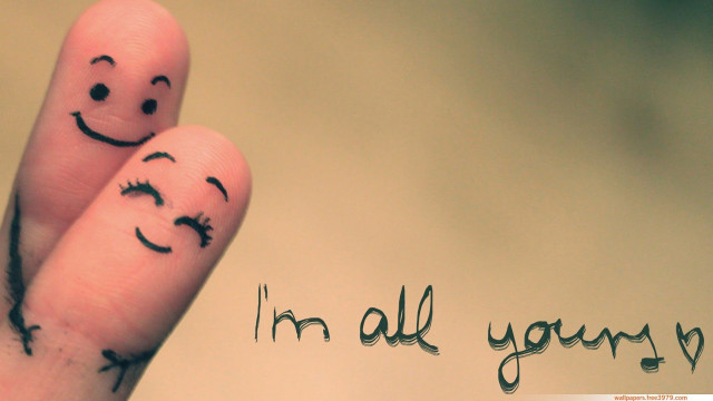 Hand smiley young drawing image free wallpaper - medium preview image