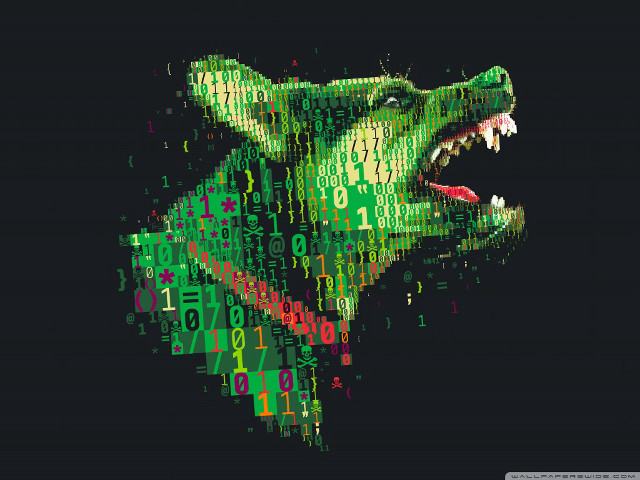 Dog large mouth numbers face #2 free wallpaper - medium preview image
