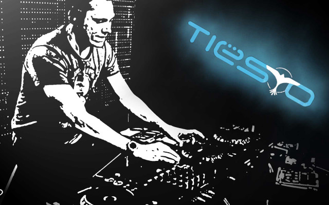 Dj mixing neon sign ties free wallpaper - medium preview image