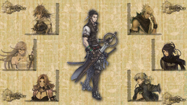 Anime characters sword group action free wallpaper - medium preview image