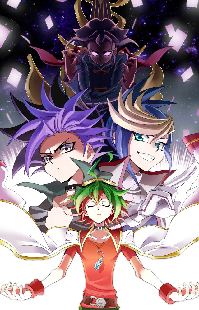 Anime characters space background stars #7 free wallpaper - medium preview image
