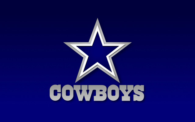 Blue background silver star cowboys #3 free wallpaper - medium preview image