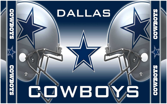 Cowboys helmets dual set turnaround free wallpaper - medium preview image