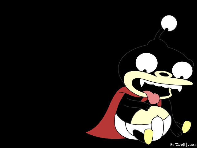 Cartoon character red cape black free wallpaper - medium preview image