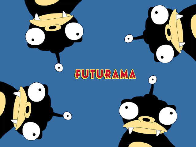 Cartoon character four expressions futurama free wallpaper - medium preview image