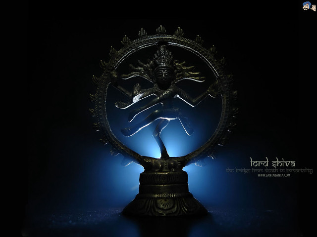Statue dark room blue light free wallpaper - medium preview image