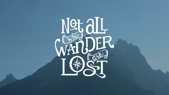 Mountain quote not all the free wallpaper - medium preview image
