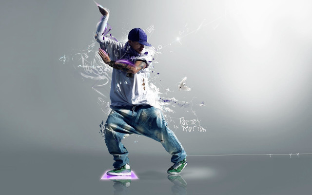Cedric seaut dancing purple hat free wallpaper - medium preview image