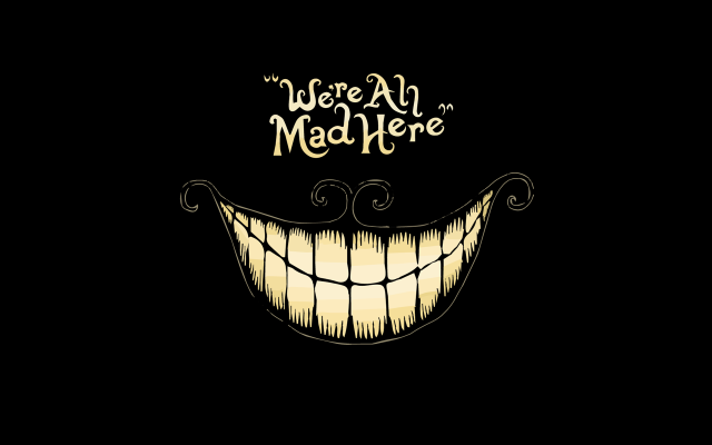 Creepy smile were all mad #2 free wallpaper - medium preview image