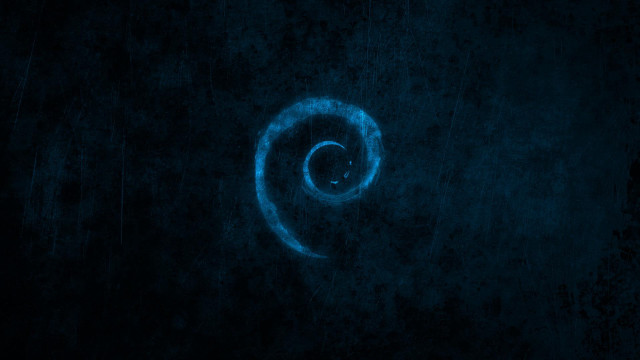 Blue swirl dark sky black free wallpaper - medium preview image