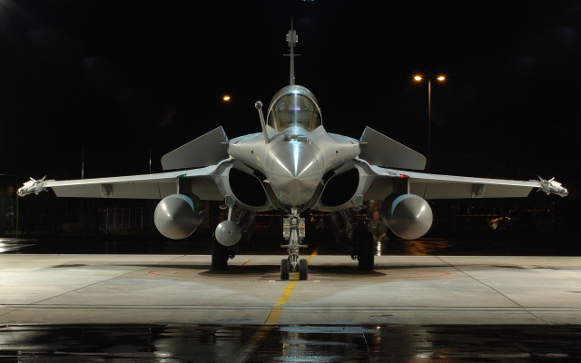 Jet fighter runway night person #2 free wallpaper - medium preview image