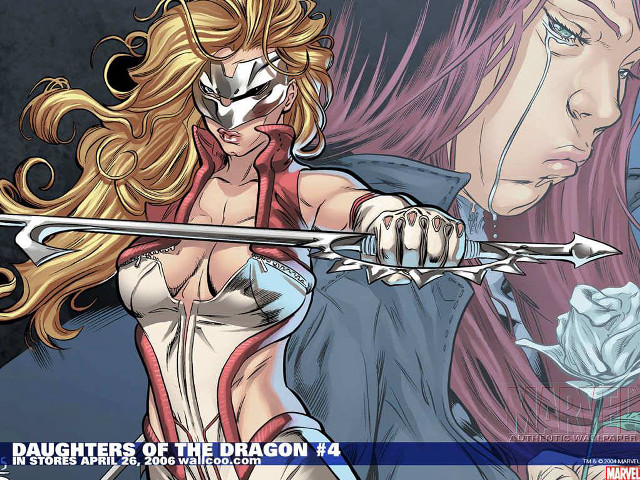 Woman sword man sword duel free wallpaper - medium preview image