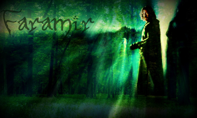 Man forest sword fear glowing free wallpaper - medium preview image