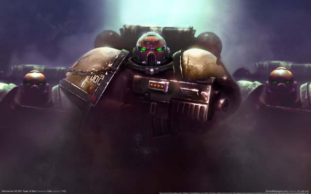 Space marine giant robot light free wallpaper - medium preview image