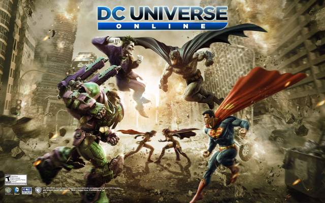 Dc universe online superheroes city #2 free wallpaper - medium preview image