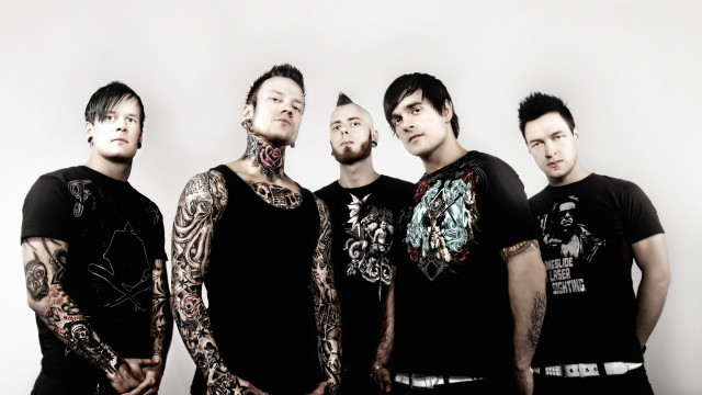 Men tattoos white wall group free wallpaper - medium preview image