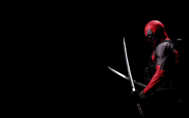 Deadpool character swords black background #2 free wallpaper - medium preview image
