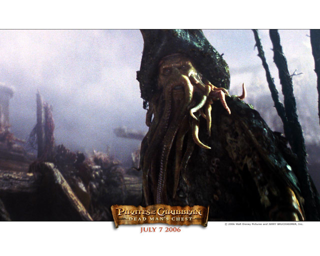 Giant octopus forest background man free wallpaper - medium preview image