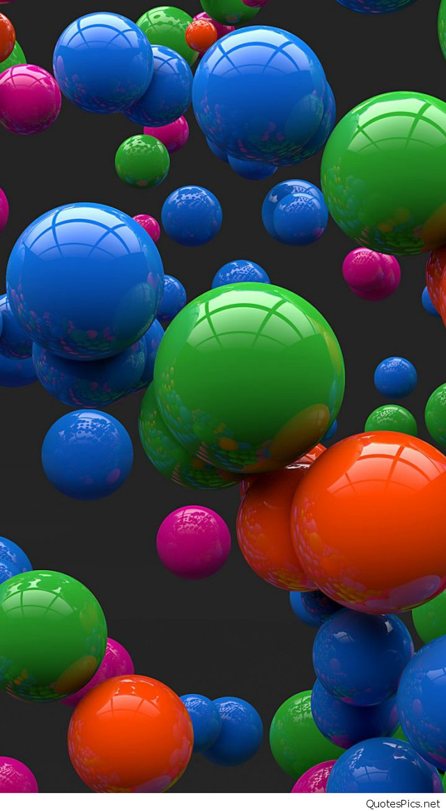 Floating balls black background red #2 free wallpaper - medium preview image