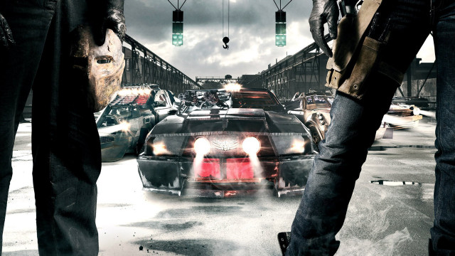 Car driving street people jeans free wallpaper - medium preview image