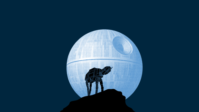 Death star camel night sky free wallpaper - medium preview image