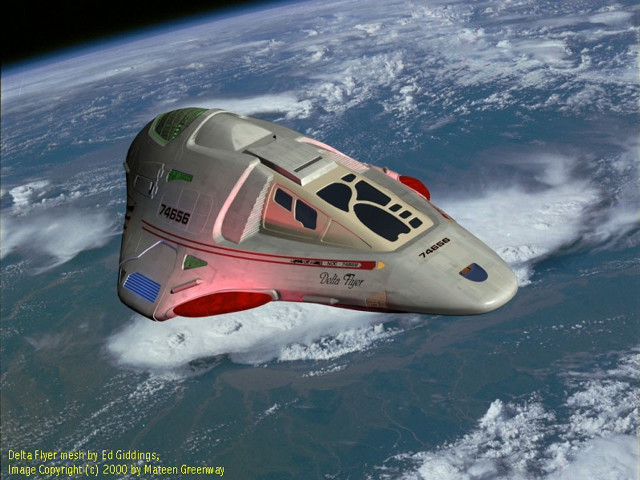 Futuristic spaceship earth space red free wallpaper - medium preview image