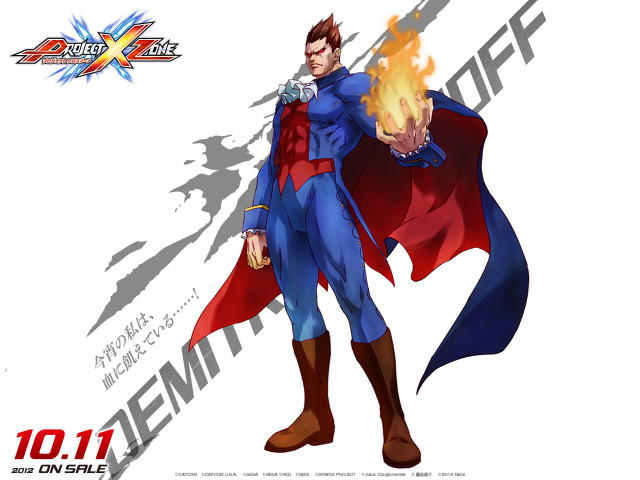 Man blue suit red cape #2 free wallpaper - medium preview image