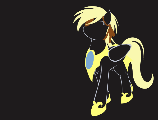 Cartoon pony yellow mane blue free wallpaper - medium preview image