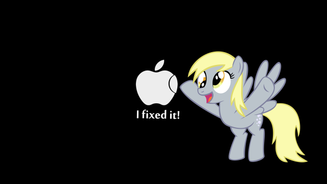 Cartoon apple pony face fixed free wallpaper - medium preview image