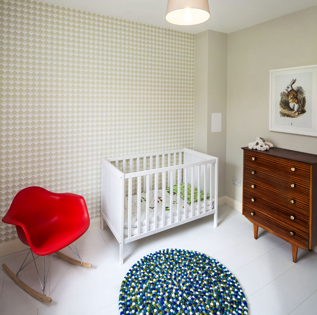 White crib red chair checkered free wallpaper - medium preview image