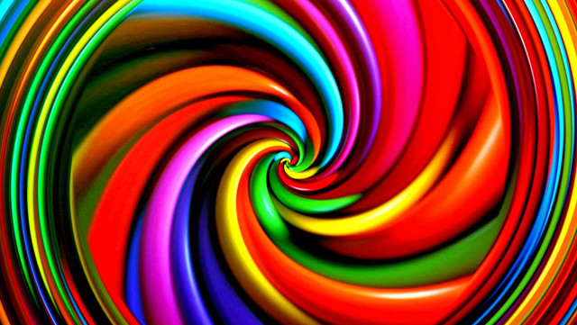 Colorful swirl black white red free wallpaper - medium preview image